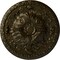 Ekena Millwork Amelia Ceiling Medallion (Fits Canopies up to 2 3/8"), Hand-Painted Green Gold, 19 5/8"OD x 3/4"P CM20AMGGS - alternate 1